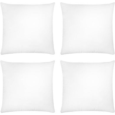 Covers&All Throw Pillow Inserts, Durable Soft Non-Woven Fabric with Silicon Fiber Filling