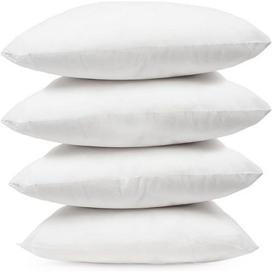 Covers&All Throw Pillow Inserts, Durable Soft Non-Woven Fabric with Silicon Fiber Filling