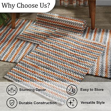 Park Designs Apricot Stone Indoor Chindi Rug