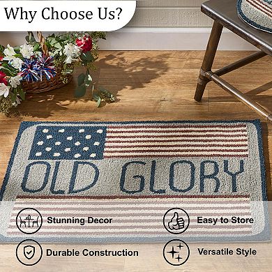 Park Designs Old Glory Hooked Indoor Rug