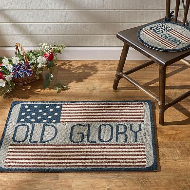 Park Designs Old Glory Hooked Indoor Rug