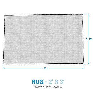 Split P Lyra Blue Plaid Woven Indoor Rug