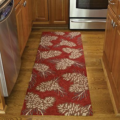 Park Designs Pinecone Indoor Hooked Rug