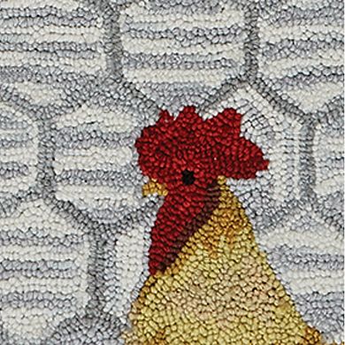 Park Designs Break Of Day Rooster Hooked Rug