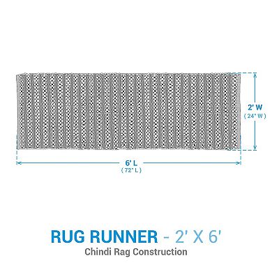 Park Designs French Farmhouse Chindi Rug