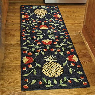 Park Designs Pineapple Indoor Hooked Rug