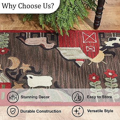Park Designs Farm Life Hooked Indoor Rug