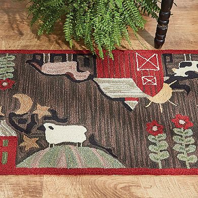 Park Designs Farm Life Hooked Indoor Rug