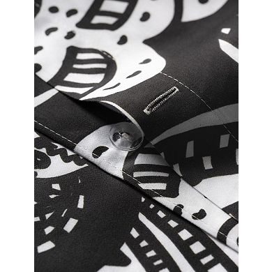 Brooks Brothers Black & White Paisley Cotton Sateen Duvet Cover Set