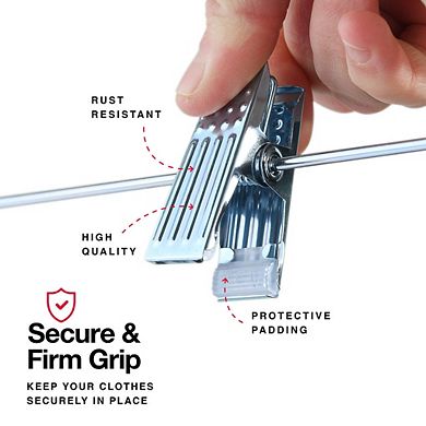 10 Pack Clothes Hangers with clips Pink Velvet Hangers Ultra Thin No Slip