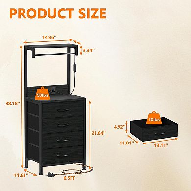 Furnulem bedside table