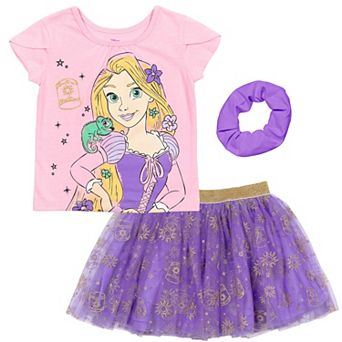 Disney T-Shirt Skirt & Scrunchie Set