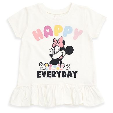 Disney Minnie Mouse T-Shirt & Chambray Shorts Set