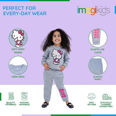 Hello Kitty Velour Sweatshirt & Pants Set