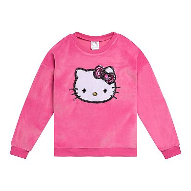 Hello Kitty Velour Sweatshirt & Pants Set