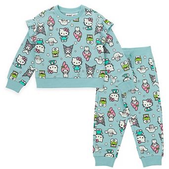 Hello Kitty 2 pc Sweatshirt and Joggers Set