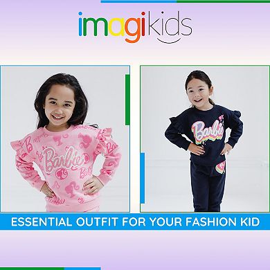 Barbie Fleece Sweatshirt & Pants Set