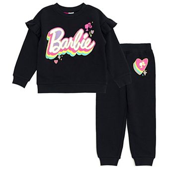Barbie Fleece Sweatshirt & Pants Set