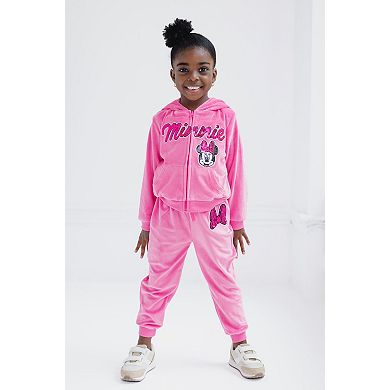 Disney Velour Hoodie & Pants Set
