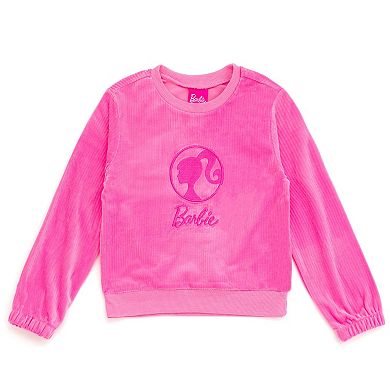 Barbie Velour Sweatshirt & Pants Set