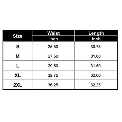 Womens Athletic Casual Loose Fit Elastic Waist Back Slit Skirt