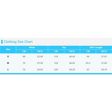 Womens Drawstring Tie Waist High Waist A Line Ruffle Hem Long Skirt