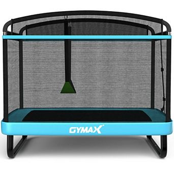 Gymax Recreational Kids Trampoline w/ Swing Safety Enclosure Indoor/Outdoor