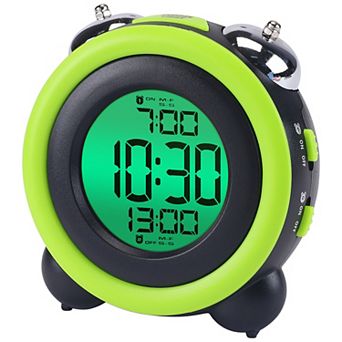 Loud Alarm Clock for Heavy Sleepers, Dual Alarms, Backlight, Creative Design 4.3"L x 2.4"W x 4.3"H