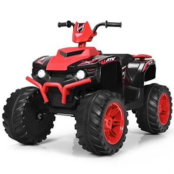 Gymax 12V Electric Kids Ride On Car ATV 4-Wheeler Quad w/ Music LED Light