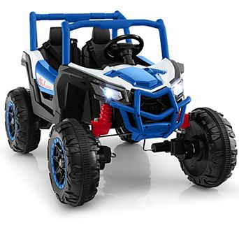 Gymax 24V Kids Ride on UTV w/ 4 x 100W Powerful Engine Remote Control High/Low Speed