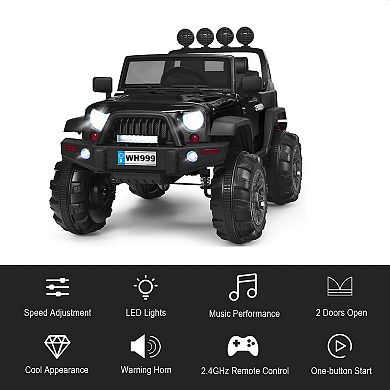 Gymax Electric Kids Ride On 12V Truck Car w/ MP3 Remote Control