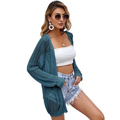 Summer Cardigan Women Lightweight Long Sleeve Solid Color Soft Breathable Cover