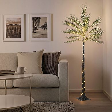 Artificial Phoenix Palm Tree LED Floor Lamp