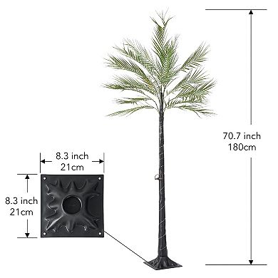 Artificial Phoenix Palm Tree LED Floor Lamp