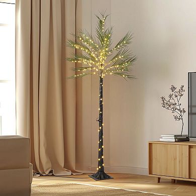 Artificial Phoenix Palm Tree LED Floor Lamp
