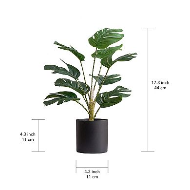 Lighted Simulation Monstera Table Lamp