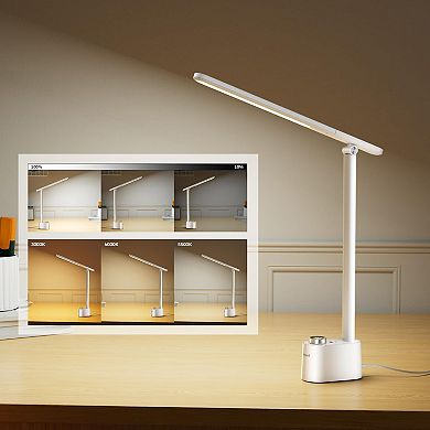 H01 Pro Sunturalux Foldable Desk Lamp USB C Charging 3 Mode Dimmable Office Light