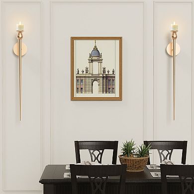 Set of 2 Candle Wall Sconces