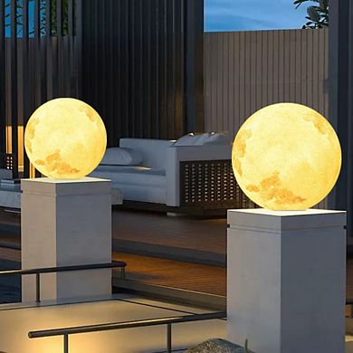 3d Moon Indoor & Outdoor Floor Lamp