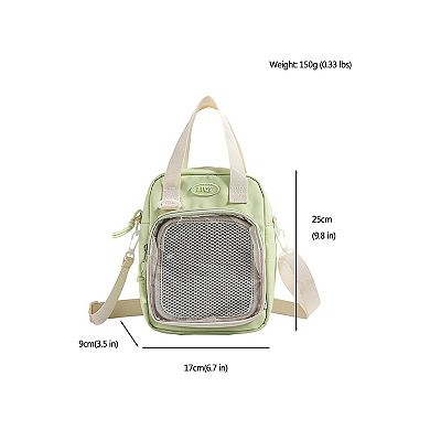 Women's Lightweight Multi - Use Canvas Crossbody Bag - Small Travel Shoulder Purse