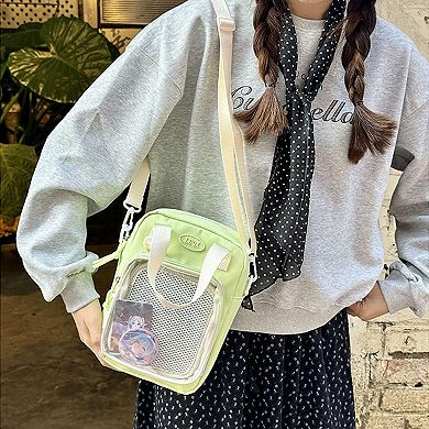 Women's Lightweight Multi - Use Canvas Crossbody Bag - Small Travel Shoulder Purse