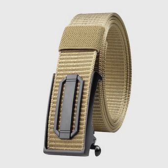 Women's Nylon Tactical Belt with Zinc Alloy Automatic Buckle Heavy-Duty Outdoor & Casual Belt