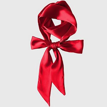 Women's Silk Satin Scarf Belt Fashion Accessory for Dresses, Waist Cinching & Styling