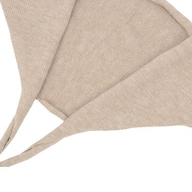 Women's Soft Knit Triangle Scarf Wrap Solid Decorative Shawl