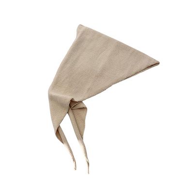 Women's Soft Knit Triangle Scarf Wrap Solid Decorative Shawl