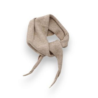 Women's Soft Knit Triangle Scarf Wrap Solid Decorative Shawl 43×12.5 Inches