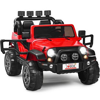 Gymax 12V Electric Kids Ride On Car w/ Remote Control Storage Box Music