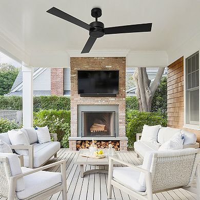 52" Modern 6-Speed DC Ceiling Fan with Remote