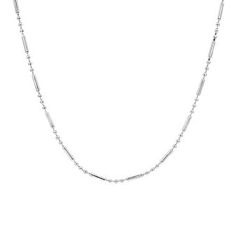 PRIMROSE Cubic Zirconia Dot & Dash Chain Necklace