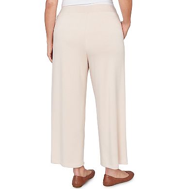 Plus Size Alfred Dunner Seville Wide Leg Ankle Pants